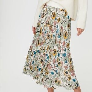 Wilfred Multicolor Floral Midi Skirt